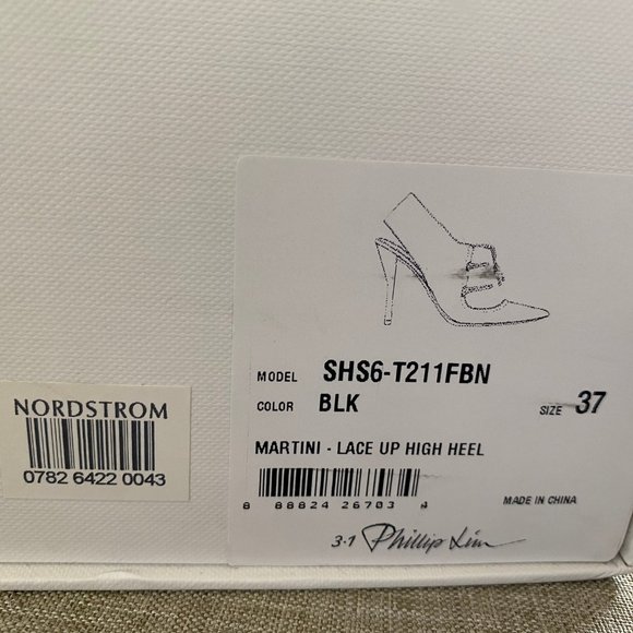 3.1 PHILLIP LIM MARTINI LACE-UP HEELS (SZ 7) (EUC) - Picture 10 of 10
